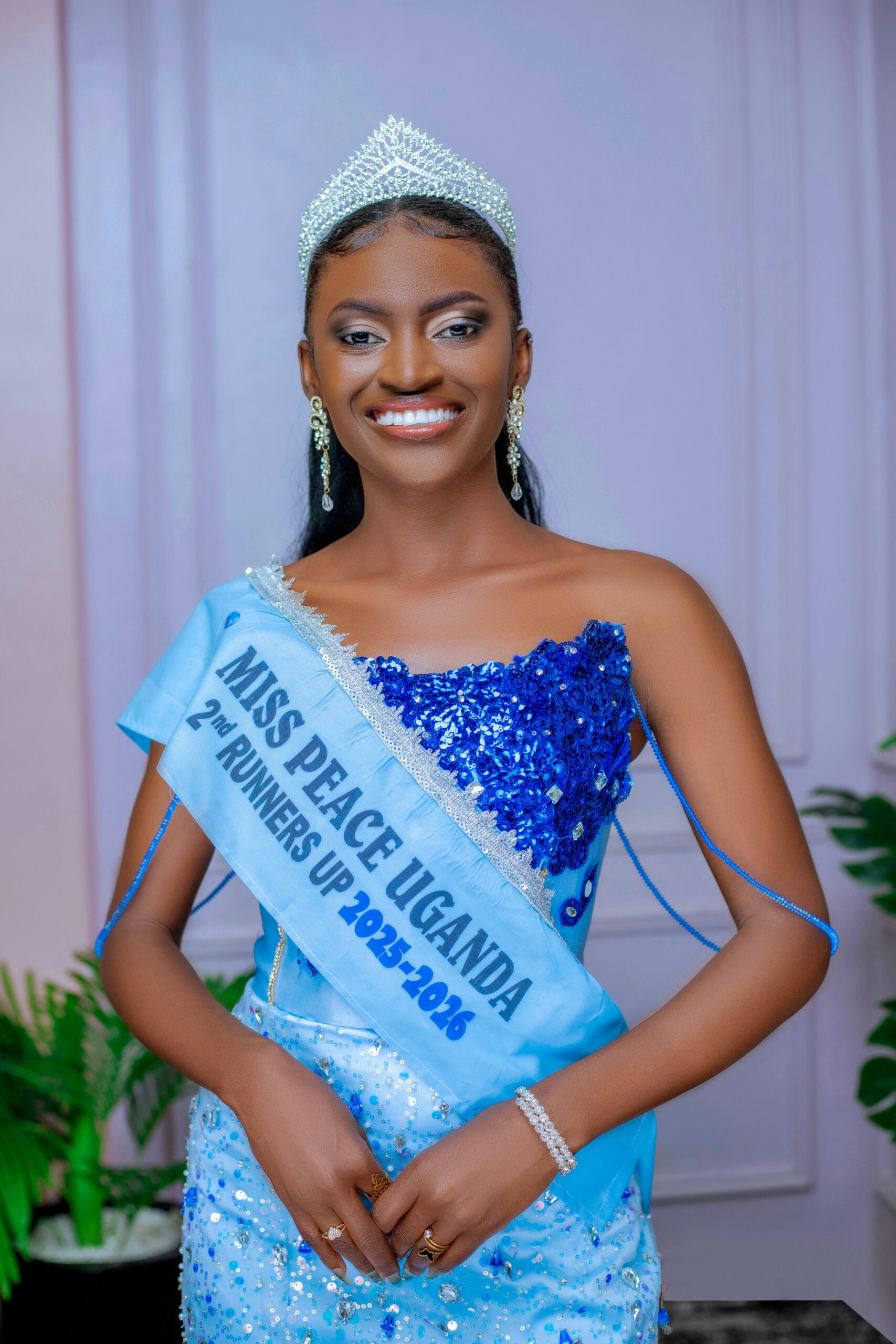 Kagoya Ann Lisa, Crowned Miss Peace Uganda 2025 in Joy 11 The first runner-up was Nakandi Sharon Rhea