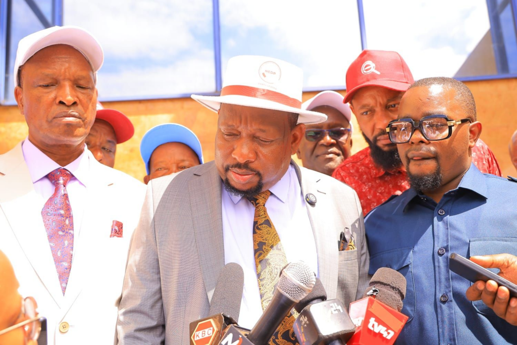 Former Nairobi Governor Mike Sonko launches National Economic Development Party (NEDP) 4 Mike Sonko speaking to the press
