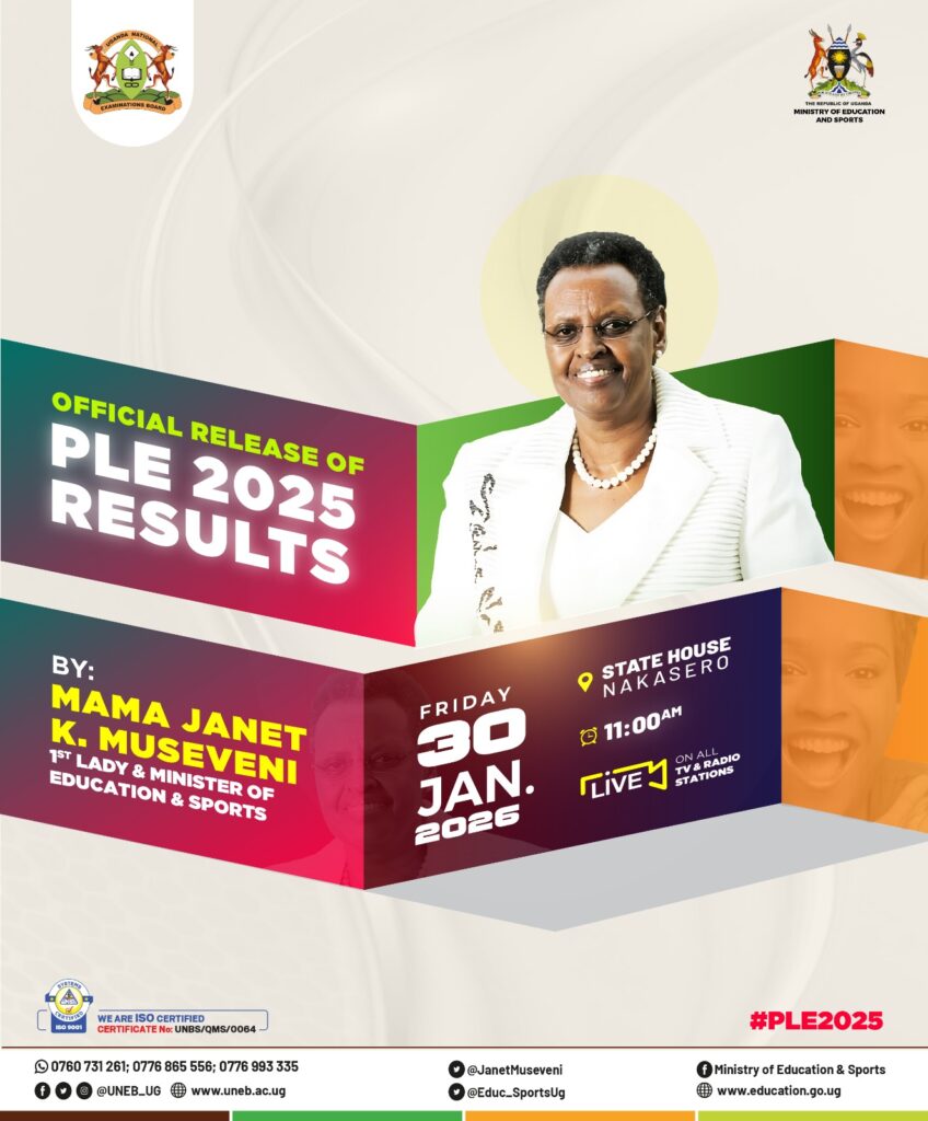 2025 PLE Results Out Now | Boys outperform Girls 7 UNEB Releases 2025 PLE Results | Boys outperform Girls