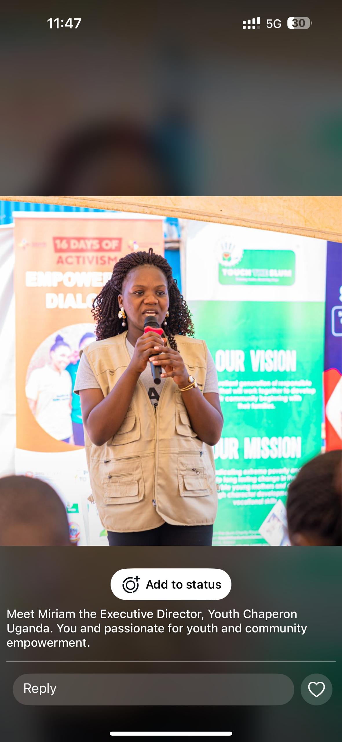 How Mutesi Miriam aims to End Child Marriage since 2023