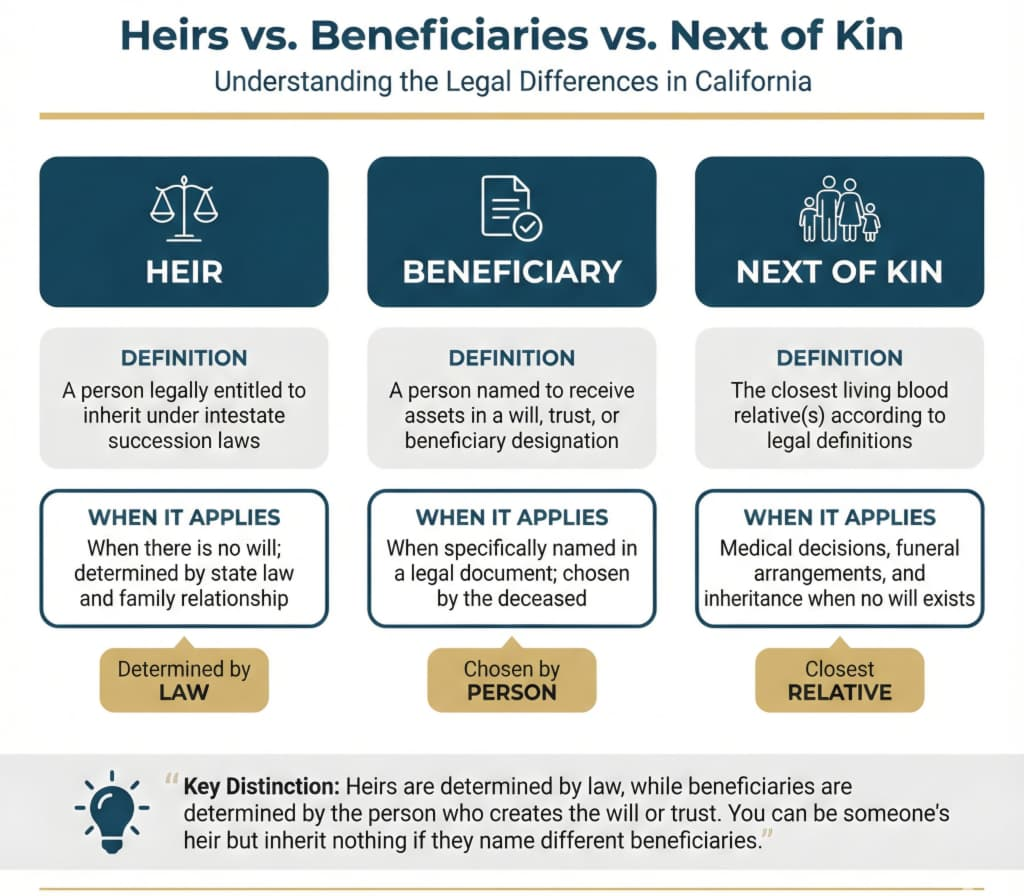 Next of Kin vs Heir
