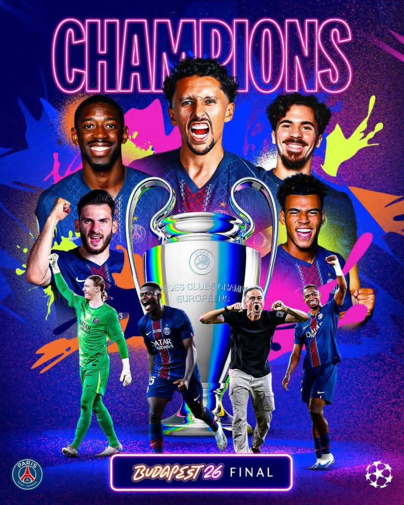 Arsenal vs PSG Champions League Final ends in Arsenal’s defeat