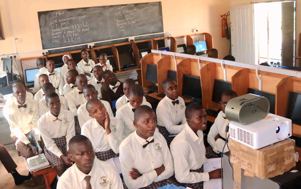 Students studying Individual Project