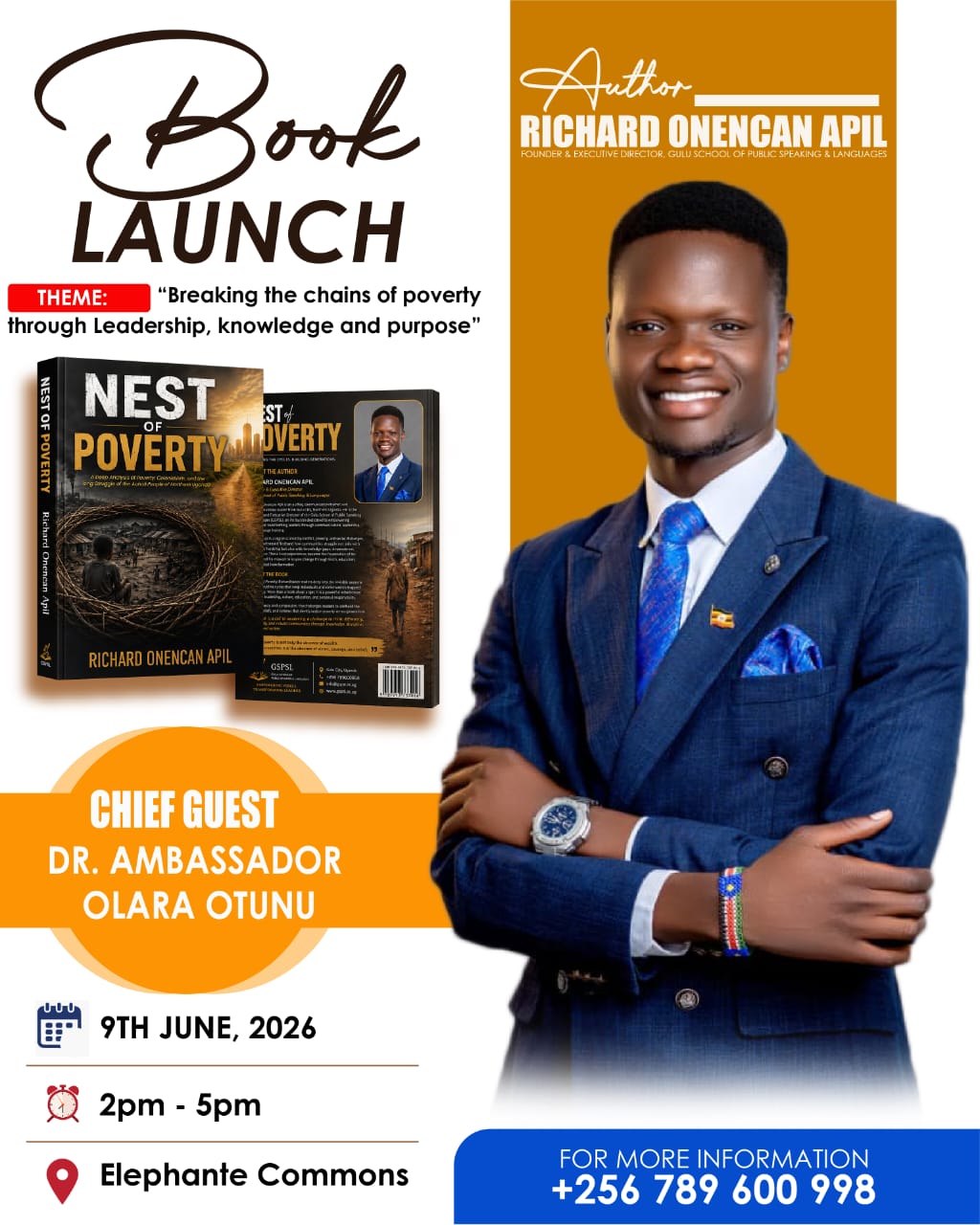 New 'Nest of Poverty' book by Richard Onencan Apil 1 New 'Nest of Poverty' book by Richard Onencan Apil