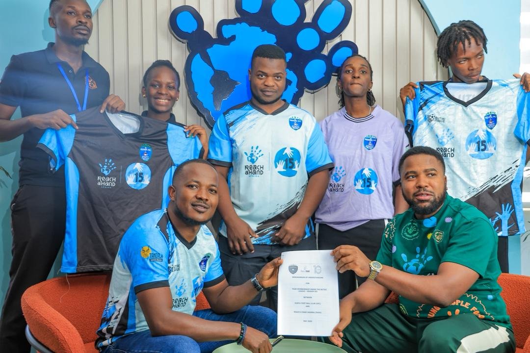 Butiki League's Guntu FC, Reach A Hand Africa sign new deal