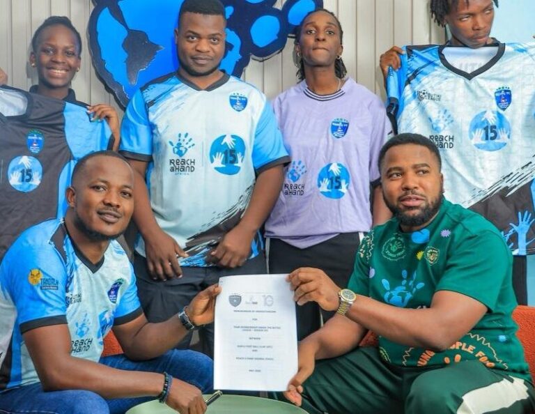 Butiki League's Guntu FC, Reach A Hand Africa sign new deal