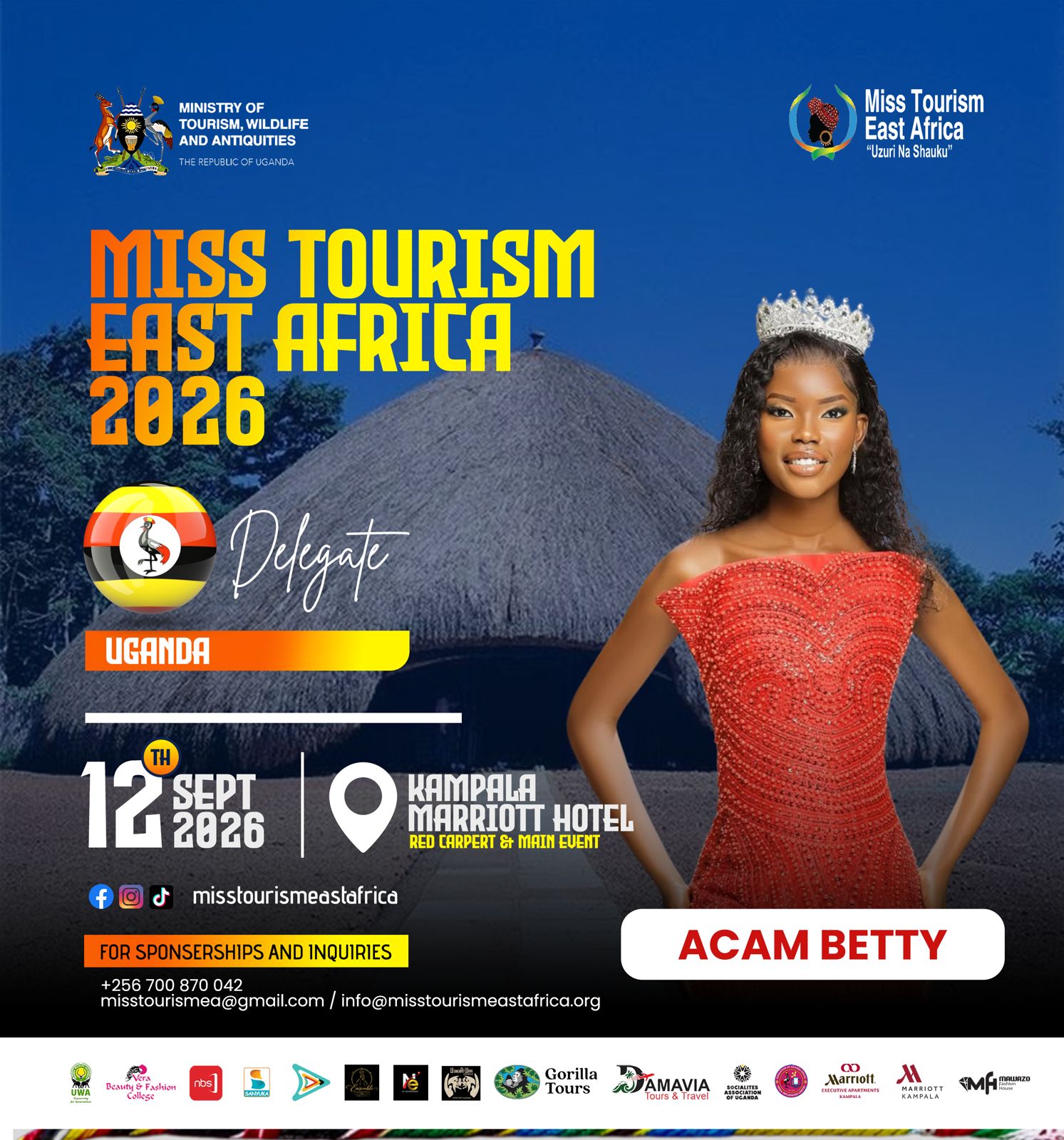 Miss Tourism East Africa 2026 Team Uganda Unveiled 1 Miss Tourism East Africa 2026 Team Uganda Unveiled