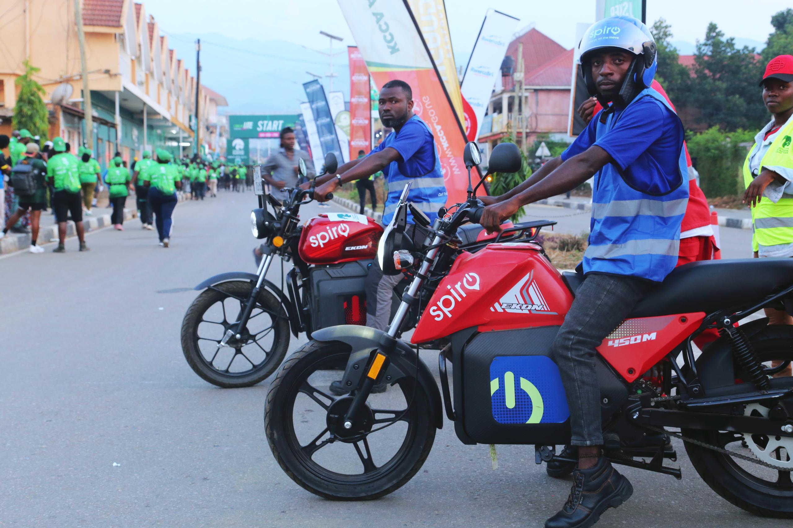 Spiro gifts slick electric bikes to Rwenzori Marathon winners
