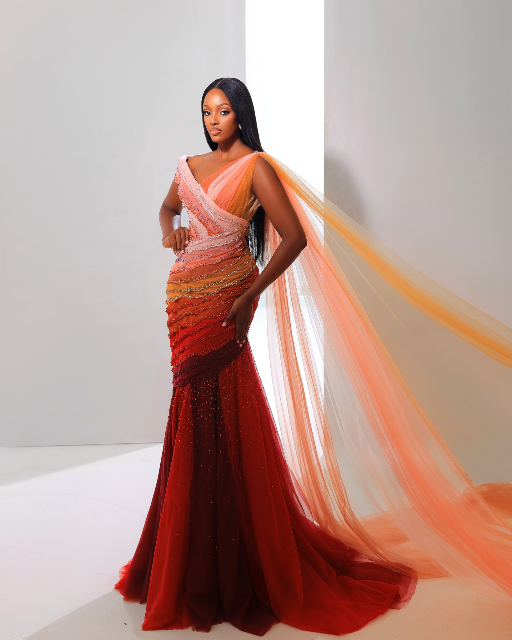 Miss World Uganda is trending for unique C-Section dress 2 Miss World Uganda is trending for unique C-Section dress